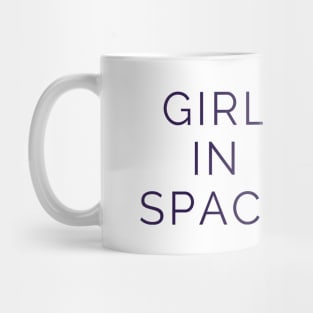 Girl In Space Classic Purple Mug